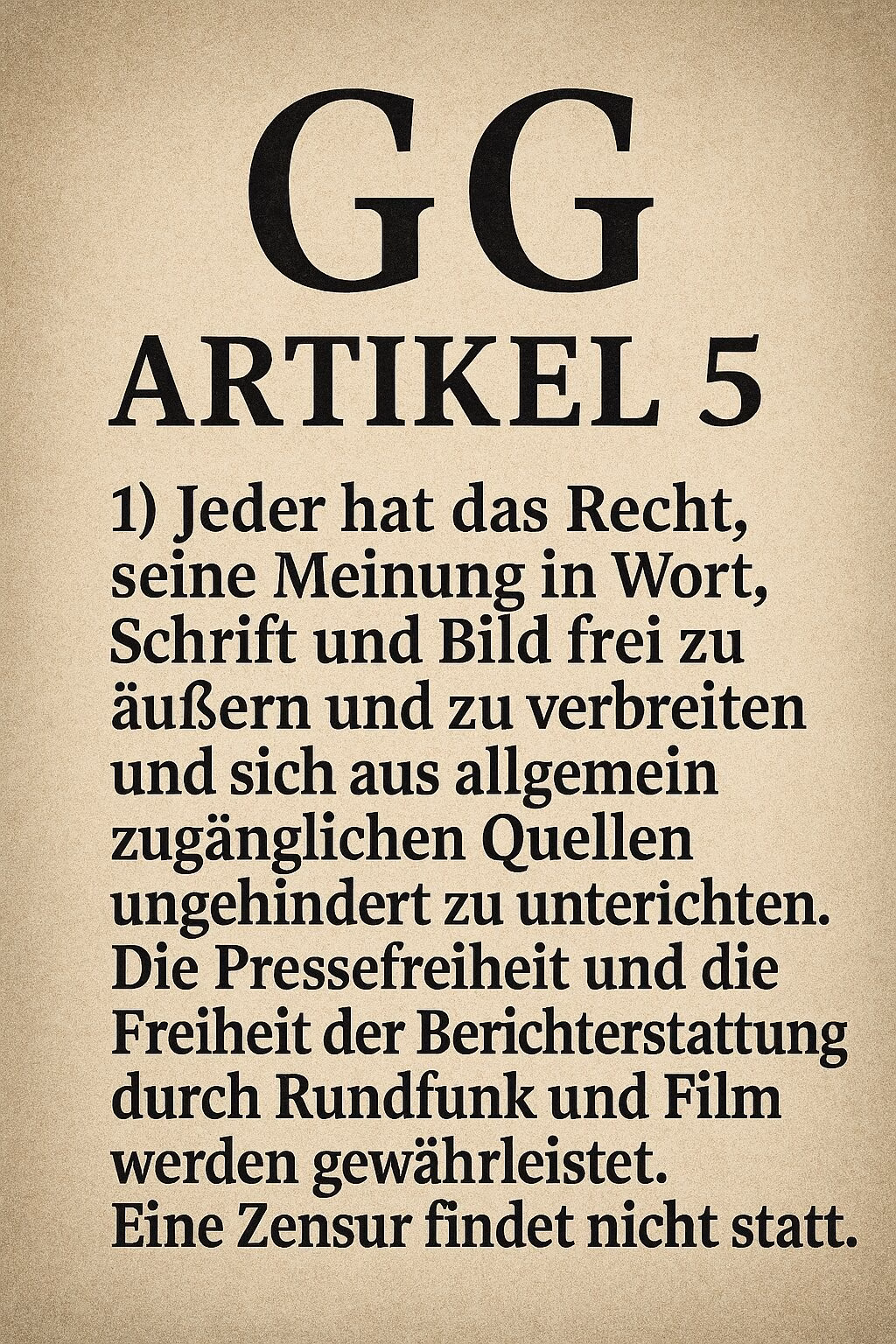 4: GG Artikel 5 post thumbnail image